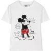 Mickey egér fehér kisfiú póló