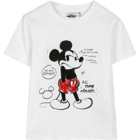 Mickey egér fehér kisfiú póló