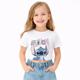 Stitch fehér lány haspóló