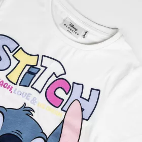 Stitch fehér lány haspóló