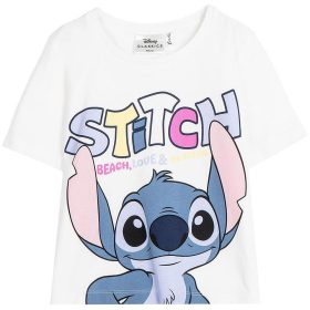 Stitch fehér lány haspóló