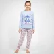 Stitch kék-rózsaszín lány pizsama
