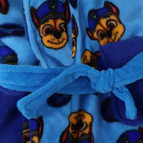   Mancs őrjárat kék kisfiú extra puha polár kapucnis köntös