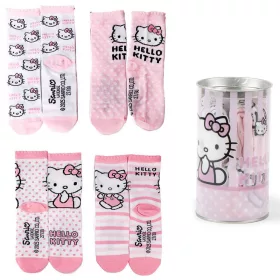 Hello Kitty fehér-rózsaszín kislány zokni szett