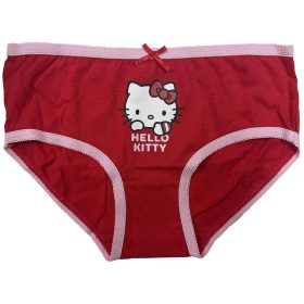 Hello Kitty rózsaszín-piros kislány 3 db-os bugyi szett
