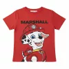 Mancs őrjárat Marshall piros kisfiú póló