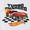 Hot Wheels fehér fiú póló