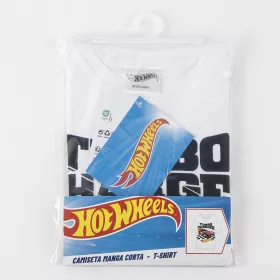 Hot Wheels fehér fiú póló