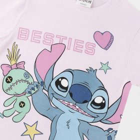 Stitch halványrózsaszín lány felső