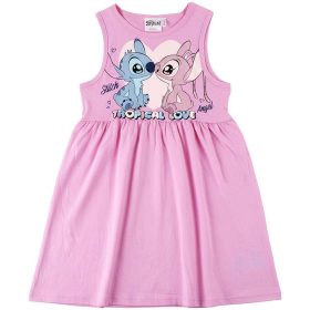 Stitch rózsaszín lány ruha