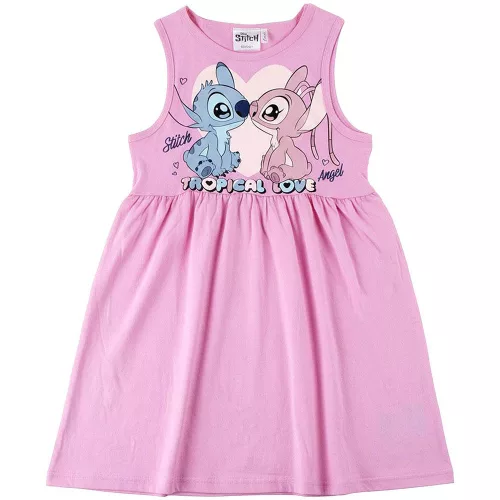 Stitch rózsaszín lány ruha