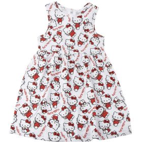 Hello Kitty fehér lány ruha