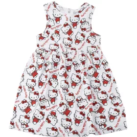 Hello Kitty fehér lány ruha