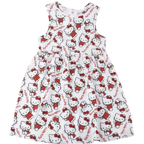 Hello Kitty fehér lány ruha