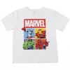 Marvel fehér fiú póló