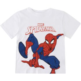 Pókember fehér fiú póló