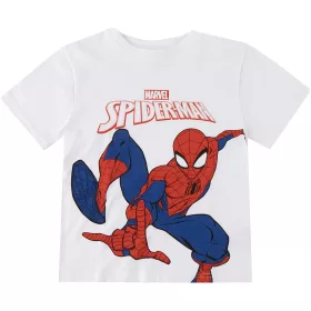 Pókember fehér fiú póló