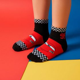 Verdák piros fiú zokni szett