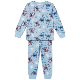 Stitch kék kislány polár pizsama