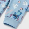 Stitch kék kislány polár pizsama
