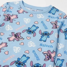 Stitch kék kislány polár pizsama