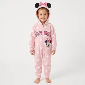 Minnie egér rózsaszín kislány polár pizsama