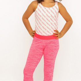 Cichlid Ekrü-pink sportos lány szett