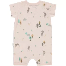 Civil Őzikés rózsaszín frottír baba napozó