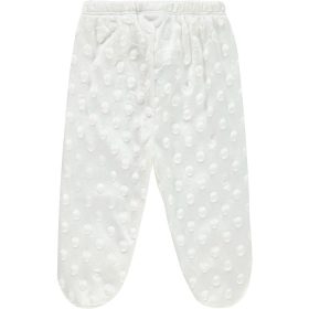 Civil Pöttyös fehér lábfejes baba nadrág