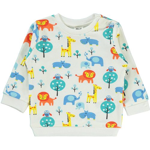 Civil Állatos ekrü baba felső