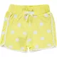 Civil Pöttyös sárga lány short