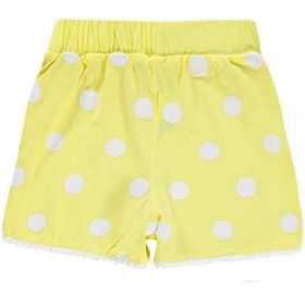 Civil Pöttyös sárga lány short