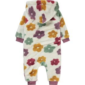 Civil Virágos baba vastag polár rugdalózó