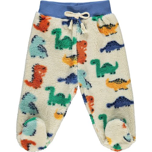 Civil Dínós ekrü baba vastag polár lábfejes nadrág