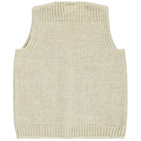 Civil Bézs kötött baba mellény