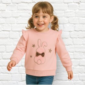 Civil Nyuszis barack kislány pulóver