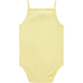 Civil Csipkés sárga baba body