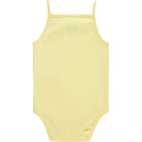 Civil Csipkés sárga kislány body