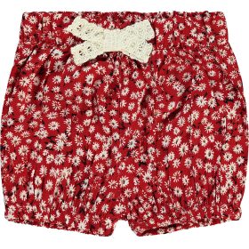 Civil Virágos piros baba short