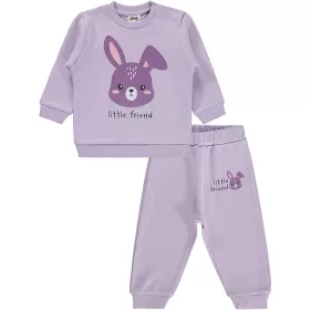 Civil Nyuszis lila baba melegítő szett