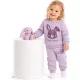Civil Nyuszis lila baba melegítő szett