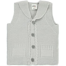 Civil Szürke kötött baba mellény