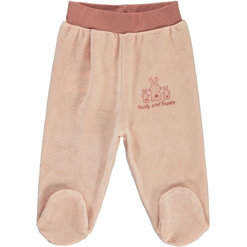 Civil Nyuszis barack baba plüss lábfejes nadrág