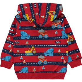 Civil Munkagépes piros kisfiú széldzseki