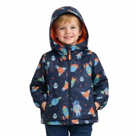 Civil Űrhajós sötétkék kisfiú széldzseki