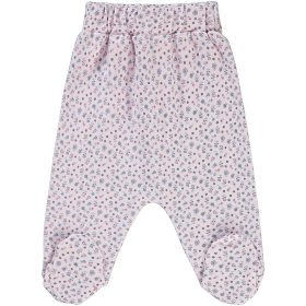 Civil Virágos rózsaszín baba lábfejes nadrág