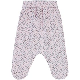 Civil Virágos rózsaszín baba lábfejes nadrág