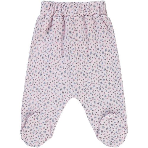 Civil Virágos rózsaszín baba lábfejes nadrág