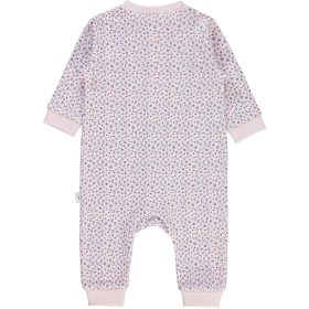   Civil Apróvirágos rózsaszín lábfej nélküli baba rugdalózó