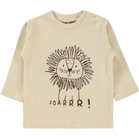 Civil Oroszlános bézs baba felső